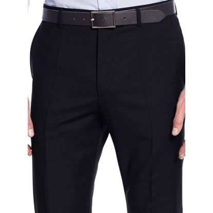 Modern Fit Two Button Working Holes Navy by Nicoletti